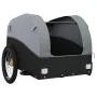 Remolque para bicicleta hierro negro y gris 45 kg de vidaXL, Remolques para bicicletas - Ref: Foro24-94126, Precio: 85,41 €, ...