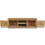 Mueble de TV de madera de teca maciza 120x30x40 cm de vidaXL, Muebles TV - Ref: Foro24-244485, Precio: 255,76 €, Descuento: %