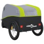 Remolque para bicicleta hierro negro y verde 45 kg de vidaXL, Remolques para bicicletas - Ref: Foro24-94130, Precio: 86,55 €,...