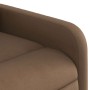 Sillón reclinable elevable de tela marrón en Sillones | Comprar online en Foru.es