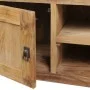 Mueble de TV de madera de teca maciza 120x30x40 cm de vidaXL, Muebles TV - Ref: Foro24-244485, Precio: 261,97 €, Descuento: %