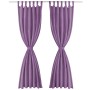 Cortinas de micro-raso con bucles 2 unidades 140x225 cm lila de vidaXL, Cortinas y visillos - Ref: Foro24-132226, Precio: 28,...