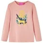 Camiseta infantil de manga larga rosa claro 140 de vidaXL, Camisetas para niños - Ref: Foro24-13553, Precio: 8,30 €, Descuent...