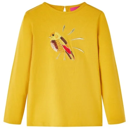 Camiseta infantil de manga larga ocre oscuro 116 de vidaXL, Camisetas para niños - Ref: Foro24-13636, Precio: 8,59 €, Descuen...