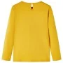 Camiseta infantil de manga larga ocre oscuro 116 de vidaXL, Camisetas para niños - Ref: Foro24-13636, Precio: 8,59 €, Descuen...
