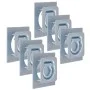 Trailer tie-down rings 6 pcs galvanized steel 2000kg by vidaXL, Trailers for motor vehicles - Ref: Foro24-142672, Price: 53,3...