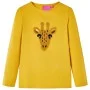 Camiseta infantil de manga larga ocre oscuro 104 de vidaXL, Camisetas para niños - Ref: Foro24-13480, Precio: 8,59 €, Descuen...