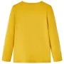 Camiseta infantil de manga larga ocre oscuro 104 de vidaXL, Camisetas para niños - Ref: Foro24-13480, Precio: 8,59 €, Descuen...