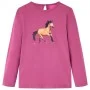 Camiseta infantil de manga larga frambuesa 104 de vidaXL, Camisetas para niños - Ref: Foro24-14025, Precio: 8,98 €, Descuento: %