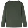 Camiseta infantil de manga larga caqui 128 de vidaXL, Camisetas para niños - Ref: Foro24-14207, Precio: 8,92 €, Descuento: %