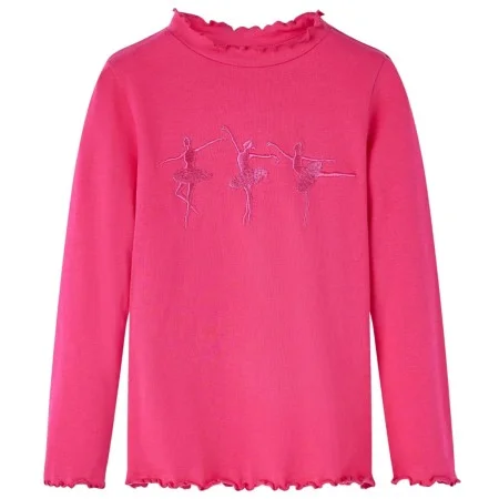 Camiseta infantil de manga larga rosa brillante 116 de vidaXL, Camisetas para niños - Ref: Foro24-13706, Precio: 8,30 €, Desc...