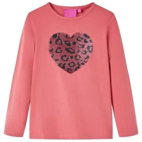 Camiseta infantil de manga larga rosa envejecido 116 de vidaXL, Camisetas para niños - Ref: Foro24-13786, Precio: 10,32 €, De...