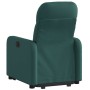 Sillón reclinable elevable tela verde oscuro en Sillones | Comprar online en Foru.es