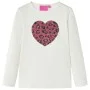 Camiseta infantil de manga larga crudo 128 de vidaXL, Camisetas para niños - Ref: Foro24-13792, Precio: 12,20 €, Descuento: %