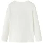 Camiseta infantil de manga larga crudo 128 de vidaXL, Camisetas para niños - Ref: Foro24-13792, Precio: 12,20 €, Descuento: %