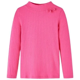 Leuchtend rosa Stretch-Strick-Langarm-T-Shirt für Kinder 104 von vidaXL, Kinder-T-Shirts - Ref: Foro24-13840, Preis: 7,93 €, ...