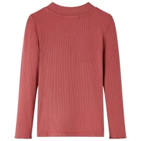Camiseta infantil manga larga cuello alto rojo oscuro 128 de vidaXL, Camisetas para niños - Ref: Foro24-14337, Precio: 8,77 €...
