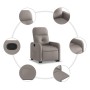 Sillón reclinable elevable tela gris taupe en Sillones | Comprar online en Foru.es