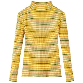 Camiseta infantil de manga larga cuello alto color ocre 140 de vidaXL, Camisetas para niños - Ref: Foro24-14363, Precio: 10,7...