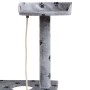 Rascador para gatos poste rascador de sisal 150 cm huellas gris de vidaXL, Mobiliario para gatos - Ref: Foro24-170486, Precio...