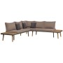 Juego muebles de jardín 4 piezas y cojines madera maciza acacia de vidaXL, Conjuntos de jardín - Ref: Foro24-44240, Precio: 6...