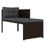 Set de muebles de jardín 4 piezas ratán sintético marrón de vidaXL, Conjuntos de jardín - Ref: Foro24-44288, Precio: 277,01 €...