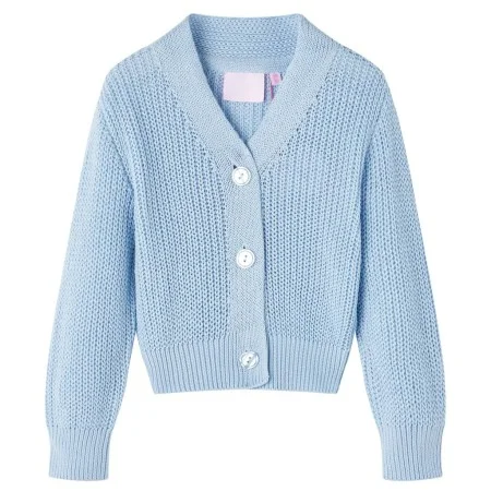 Cárdigan de punto infantil azul 128 de vidaXL, Ropa de abrigo para niños - Ref: Foro24-14583, Precio: 14,91 €, Descuento: %
