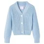Cárdigan de punto infantil azul 128 de vidaXL, Ropa de abrigo para niños - Ref: Foro24-14583, Precio: 14,91 €, Descuento: %