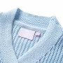 Cárdigan de punto infantil azul 128 de vidaXL, Ropa de abrigo para niños - Ref: Foro24-14583, Precio: 14,91 €, Descuento: %