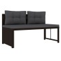 Set de muebles de jardín 4 piezas ratán sintético marrón de vidaXL, Conjuntos de jardín - Ref: Foro24-44288, Precio: 277,01 €...