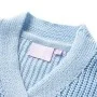 Cárdigan de punto infantil azul 104 de vidaXL, Ropa de abrigo para niños - Ref: Foro24-14581, Precio: 15,78 €, Descuento: %