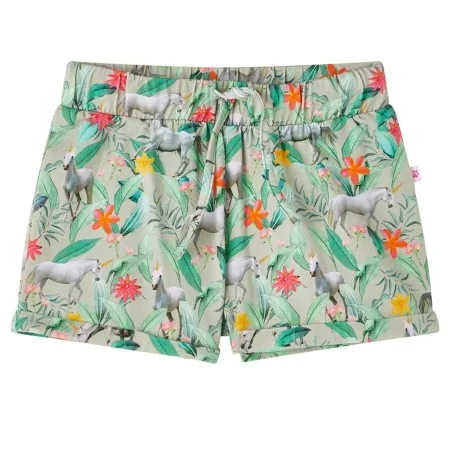 Pantalones cortos infantiles con cordón caqui claro 128 de vidaXL, Pantalones de niños - Ref: Foro24-14630, Precio: 10,97 €, ...