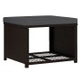 Set de muebles de jardín 4 piezas ratán sintético marrón de vidaXL, Conjuntos de jardín - Ref: Foro24-44288, Precio: 277,01 €...