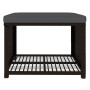 Set de muebles de jardín 4 piezas ratán sintético marrón de vidaXL, Conjuntos de jardín - Ref: Foro24-44288, Precio: 277,01 €...
