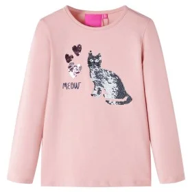 Camiseta infantil de manga larga rosa claro 116 de vidaXL, Camisetas para niños - Ref: Foro24-14086, Precio: 8,92 €, Descuent...
