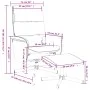 Relax-Massagesessel mit Fußstütze aus hellgrauem Stoff von vidaXL, Sessel - Ref: Foro24-356582, Preis: 149,60 €, Rabatt: %