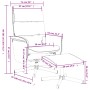 Sillón reclinable de masaje con reposapiés tela gris claro de vidaXL, Sillones - Ref: Foro24-356582, Precio: 174,06 €, Descue...