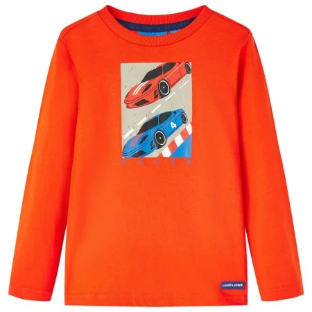 Camiseta infantil de manga larga naranja brillo 92 de vidaXL, Camisetas para niños - Ref: Foro24-12804, Precio: 8,12 €, Descu...