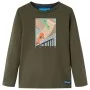 Camiseta infantil de manga larga caqui 92 de vidaXL, Camisetas para niños - Ref: Foro24-12819, Precio: 8,12 €, Descuento: %