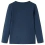 Camiseta infantil de manga larga azul marino mélange 128 de vidaXL, Camisetas para niños - Ref: Foro24-12702, Precio: 12,20 €...