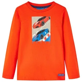 Camiseta infantil de manga larga naranja brillo 116 de vidaXL, Camisetas para niños - Ref: Foro24-12806, Precio: 8,12 €, Desc...