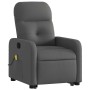 Silla de masaje reclinable de pie de tela gris oscuro en Sillones | Comprar online en Foru.es