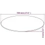 Tablero de mesa de cristal templado redondo 700 mm de vidaXL, Tableros para mesas - Ref: Foro24-244616, Precio: 53,02 €, Desc...