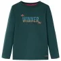 Camiseta infantil de manga larga verde oscuro 116 de vidaXL, Camisetas para niños - Ref: Foro24-12901, Precio: 8,30 €, Descue...