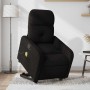 Sillón reclinable de masaje elevable tela negro en Sillones | Comprar online en Foru.es