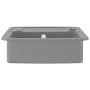Kitchen sink with a gray granite bowl by vidaXL, Sinks - Ref: Foro24-142945, Price: 184,05 €, Discount: %