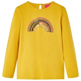 Children's long-sleeved t-shirt in ocher color 92 by vidaXL, Kids T-shirts - Ref: Foro24-14279, Price: 8,85 €, Discount: %