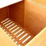 Baúl de jardín de madera 126x72x72 cm de vidaXL, Cajas de almacenaje para exteriores - Ref: Foro24-42702, Precio: 193,91 €, D...