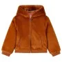 Chaqueta infantil con capucha pelo sintético color coñac 92 de vidaXL, Ropa de abrigo para niños - Ref: Foro24-14044, Precio:...