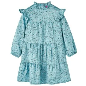 Vestido infantil de manga larga azul 140 de vidaXL, Vestidos de niños - Ref: Foro24-14328, Precio: 12,31 €, Descuento: %